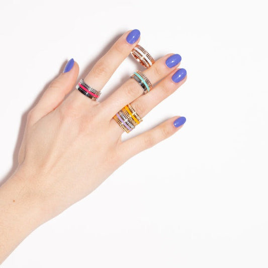 ANILLO DE TUBO WEWA COLOR TURQUESA 
